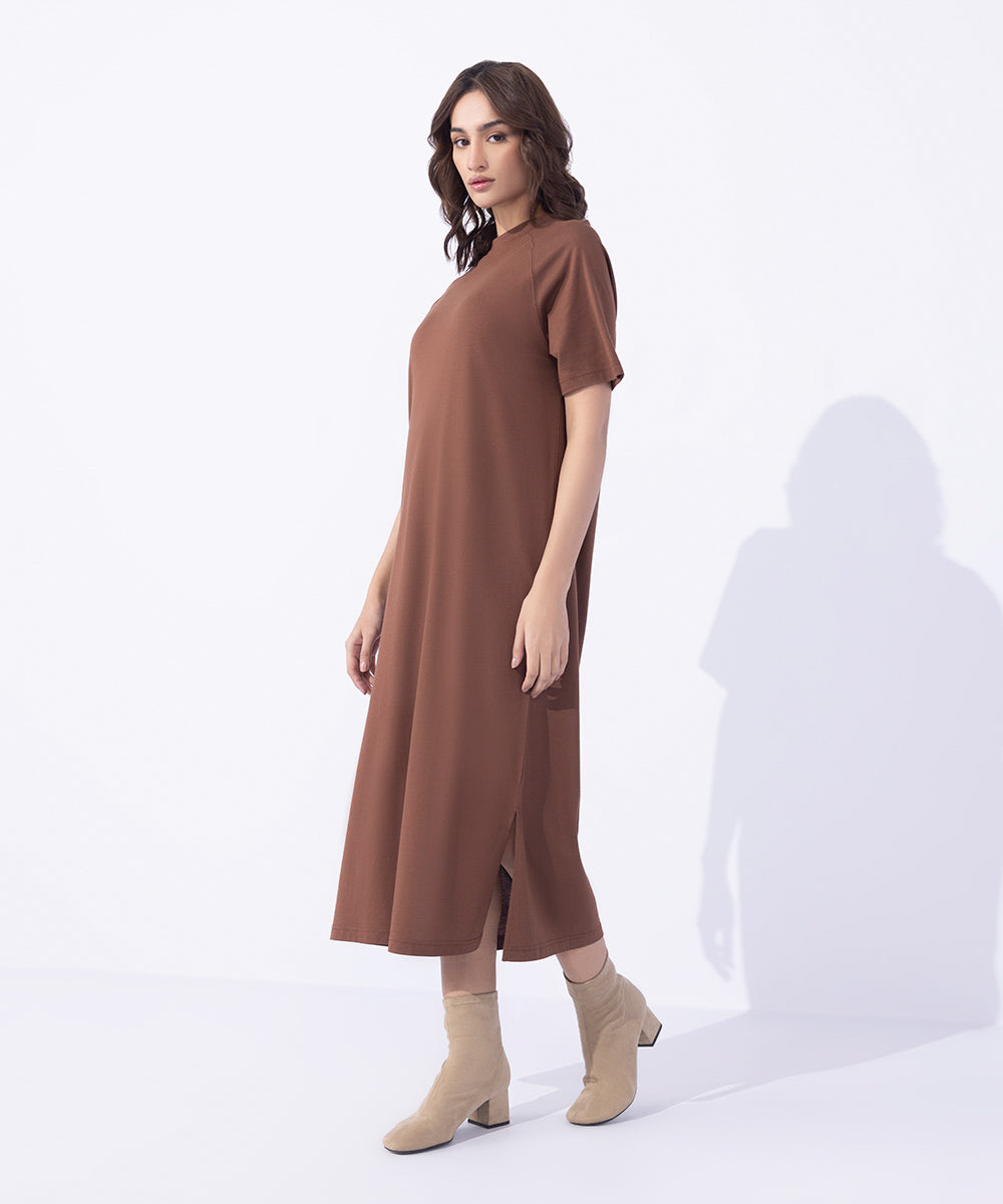 Women's Western Wear Brown Dress