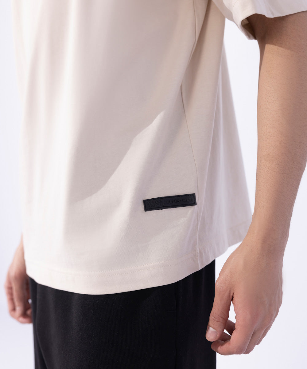 Unisex Western Wear Off White T-Shirt