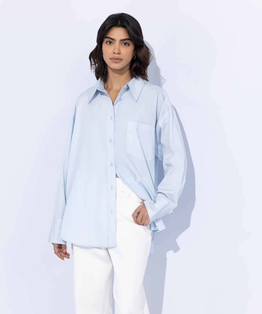 Oversized Button Through Shirt