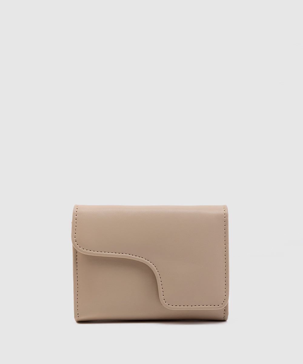 Women's Off White PU Wallet