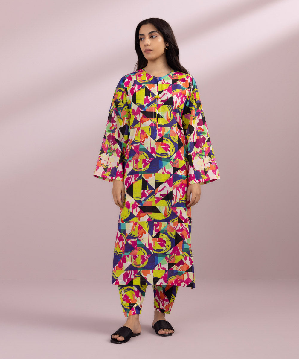 Women's Pret Lawn Printed Multi Straight Shirt