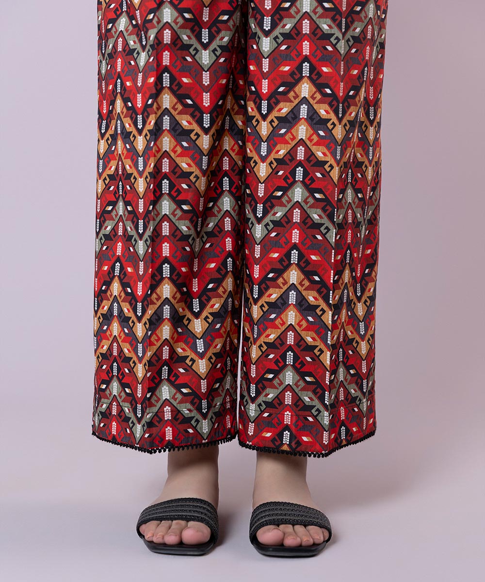 Women's Pret Cotton Printed Multi Culottes