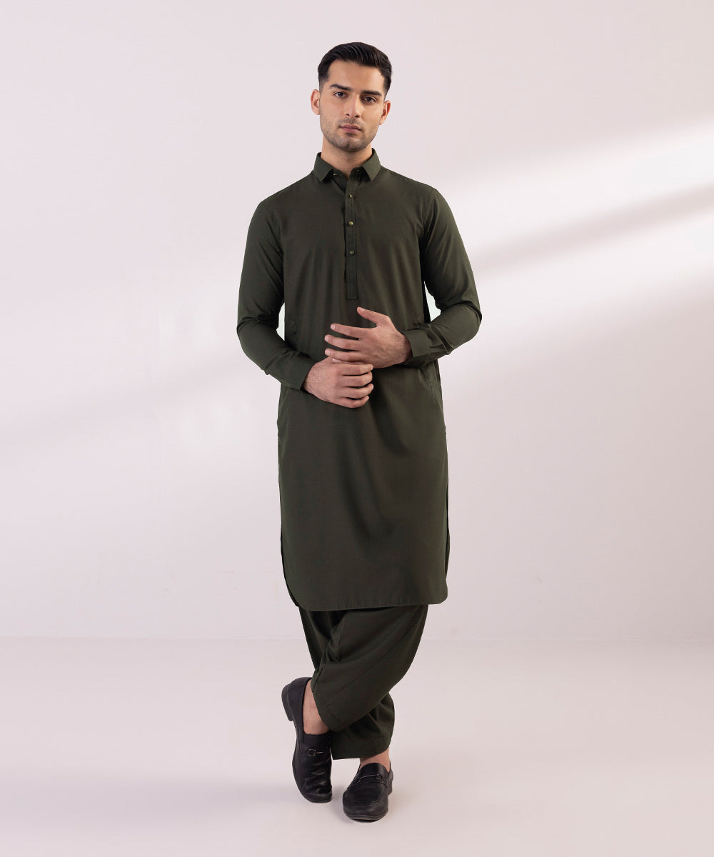 Men's Stitched Kurta Shalwar Suit – Sapphire Global Online