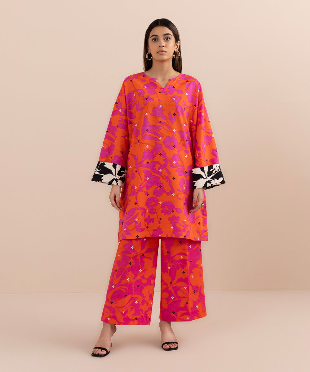 Embroidered Khaddar Shirt