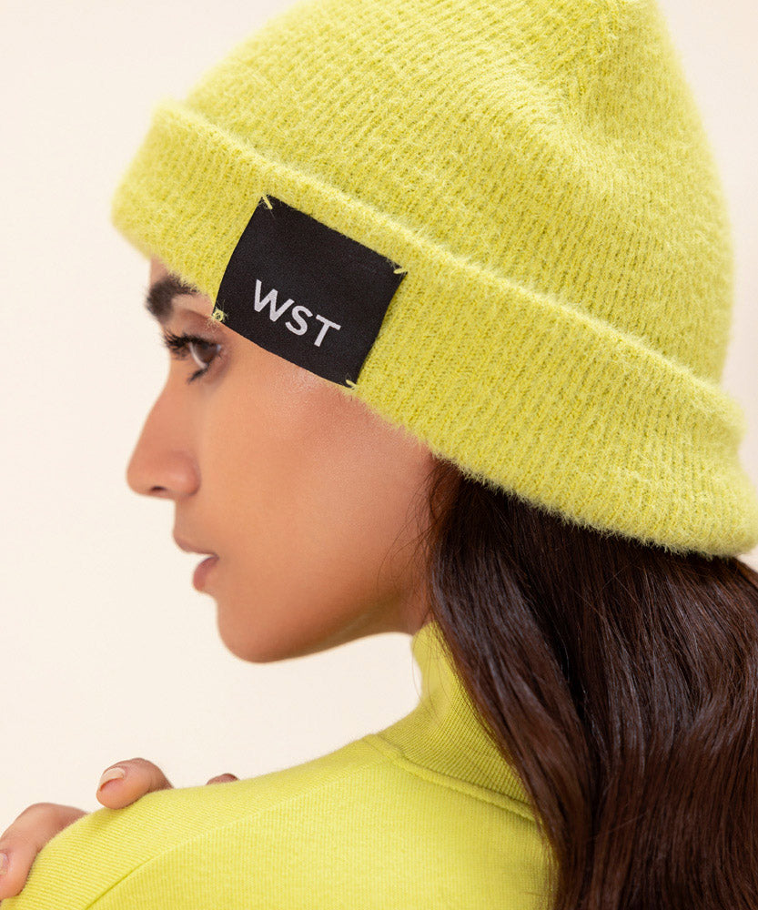 Women's Winter Western Wear Green Beanie