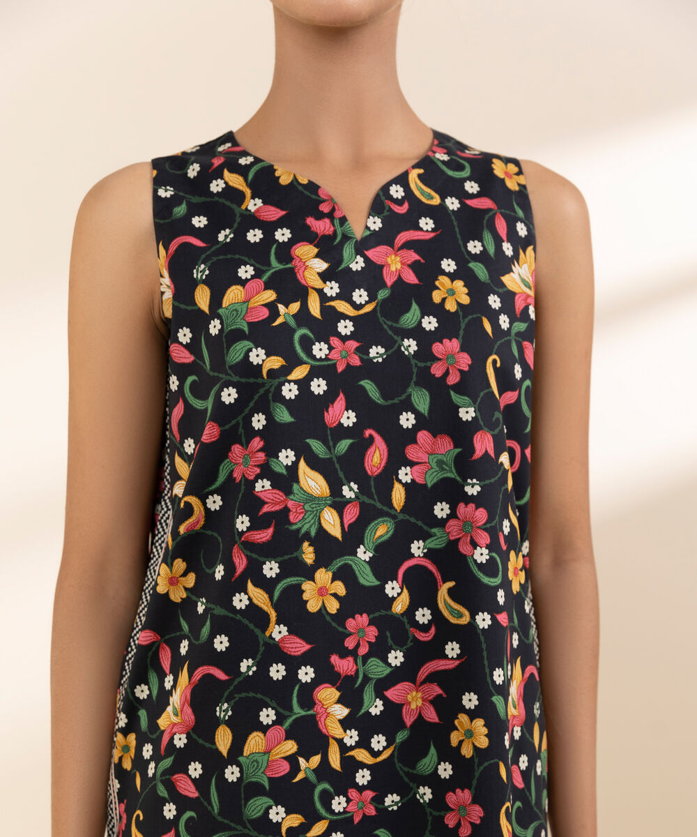 Women's Unstitched Lawn Printed Multi 3 Piece Suit