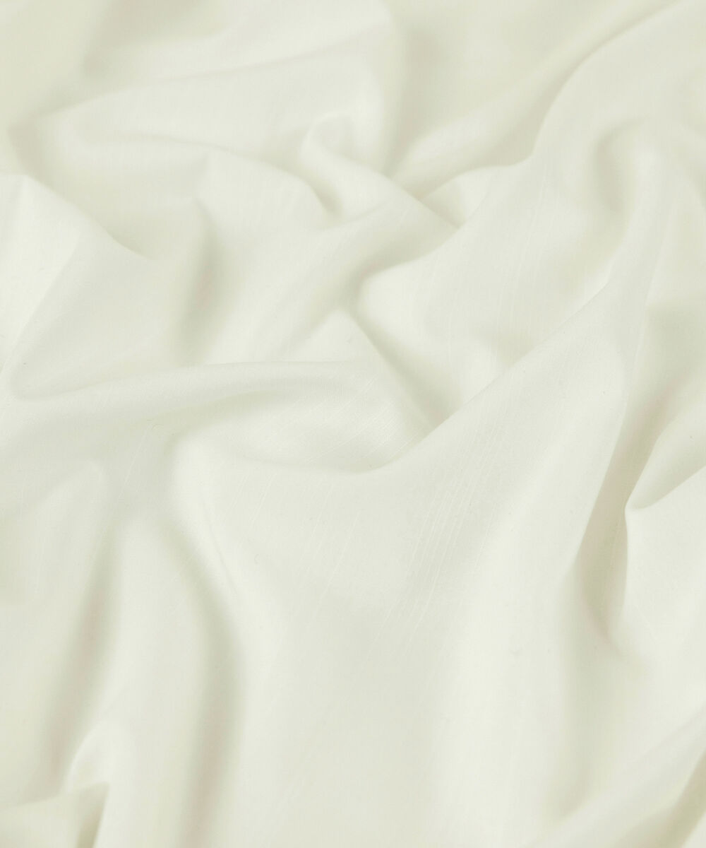 Men's Unstitched 2-Piece Premium Wash & Wear Off White Suit