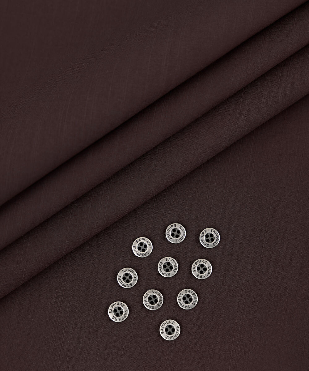 Men's Unstitched 2-Piece Premium Wash & Wear Dark Mauve Suit