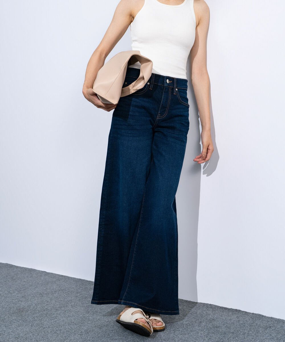 Women's Dark Wash Baggy Loose Jeans