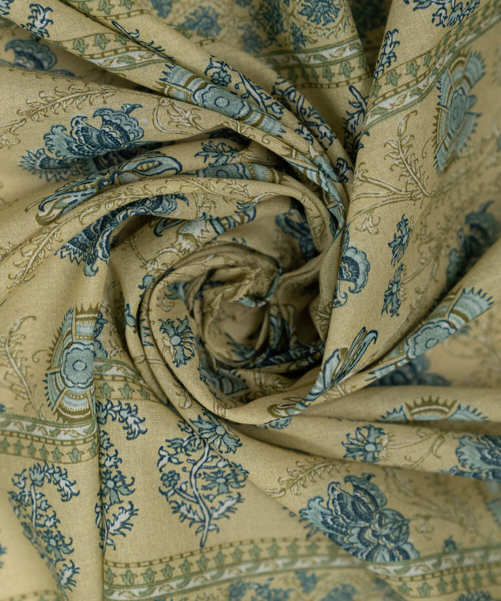 Lawn Printed Green Dupatta