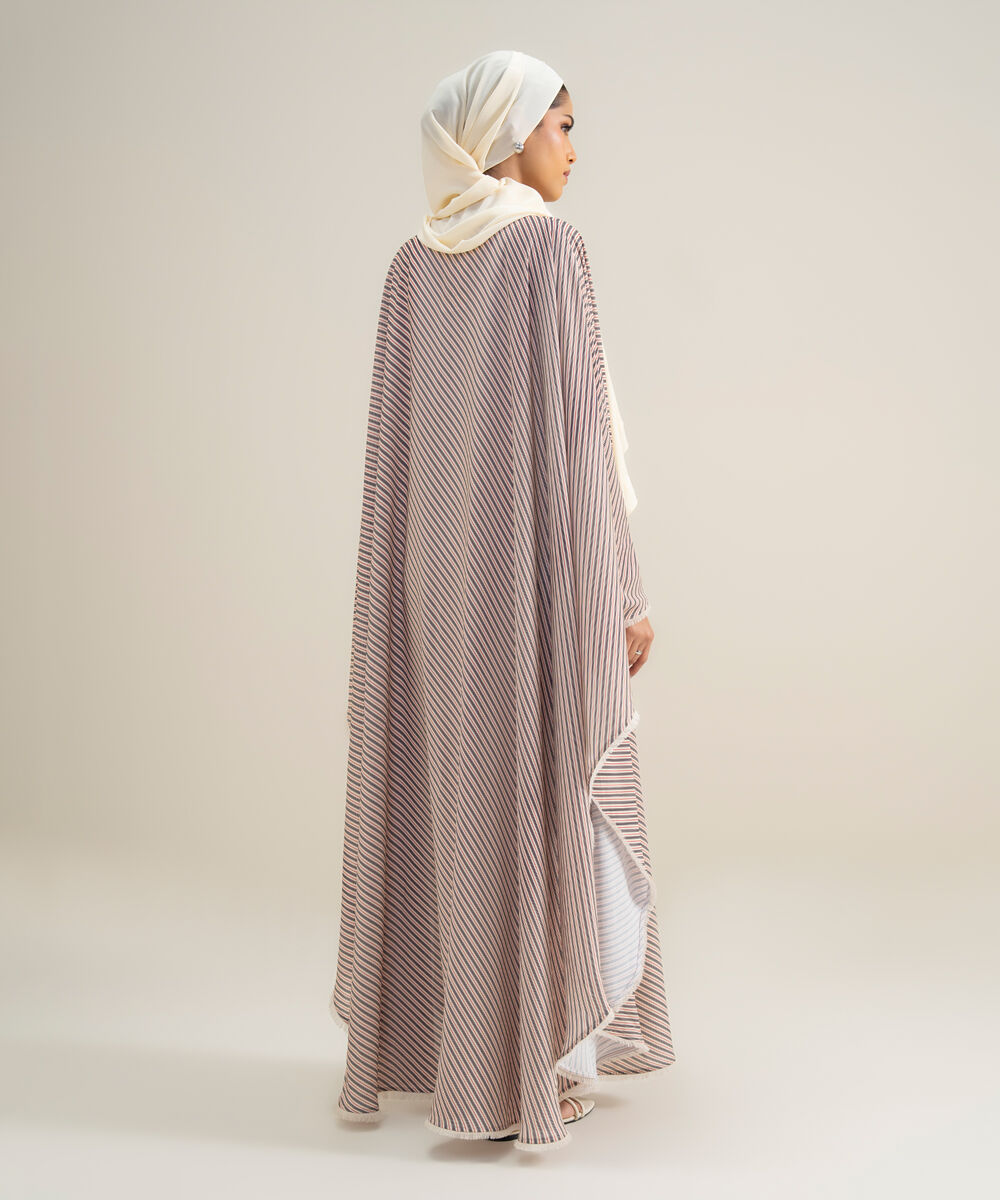 Women's Polyester Multi Kaaftan Abbaya Set