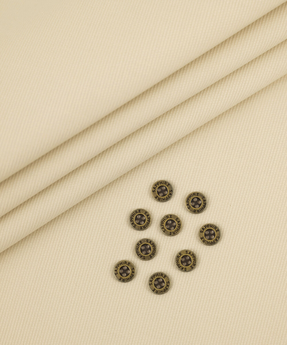 Men's Unstitched 2-Piece Dobby Wash & Wear Blue Grey Suit