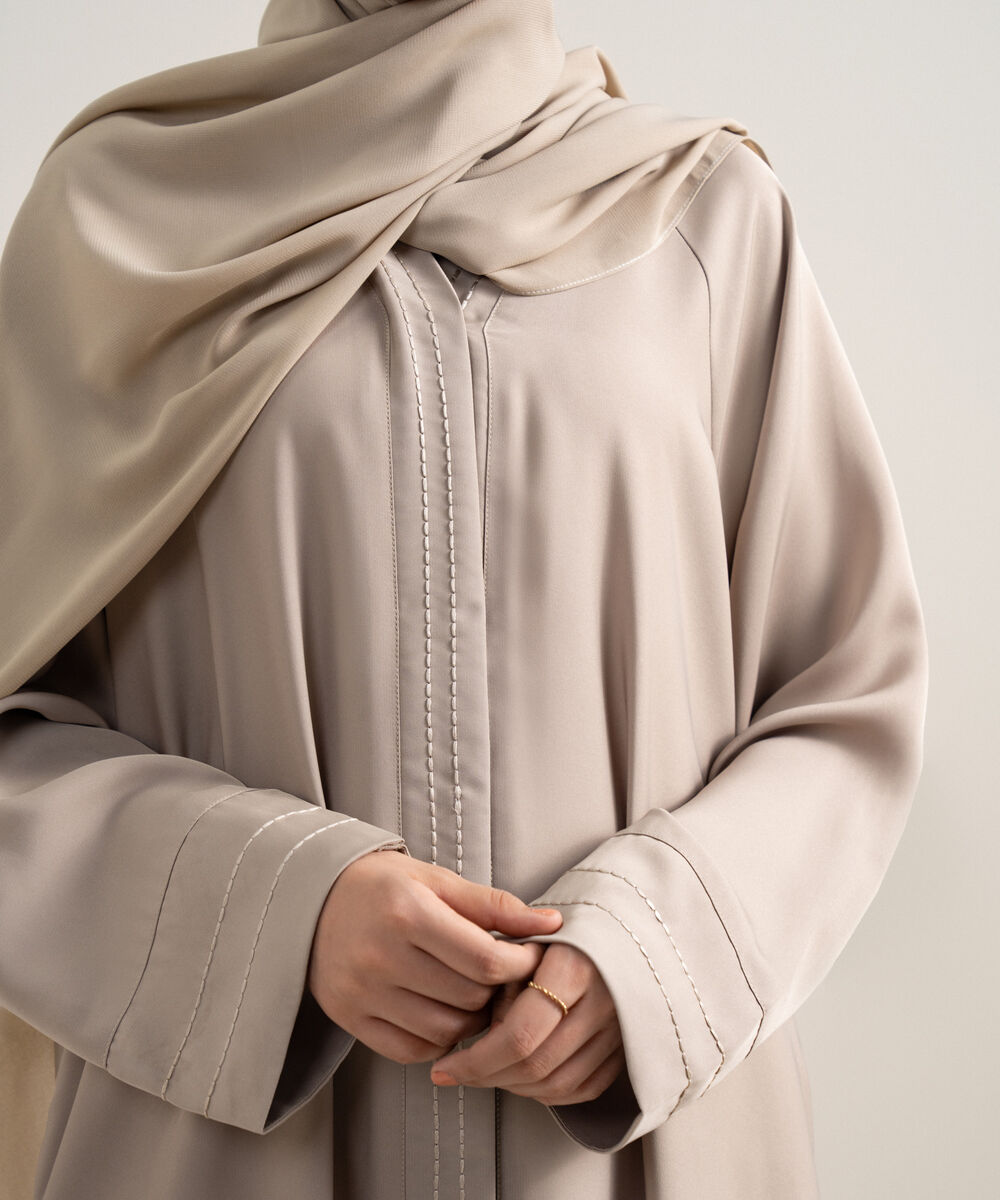 Women's Sage Green Raglan Abaya