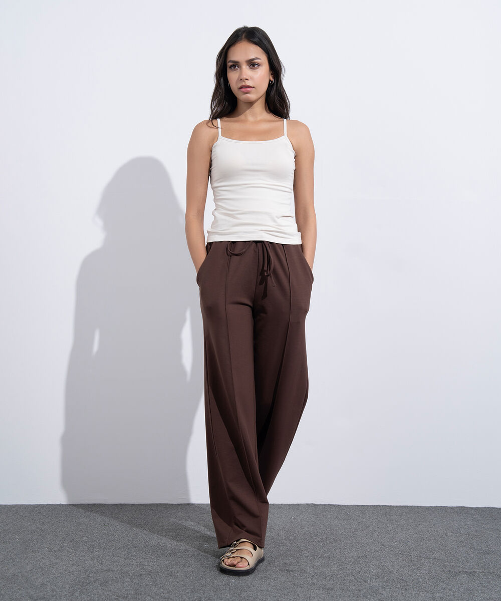 Women's Western Wear Beige Stretch Tank Top