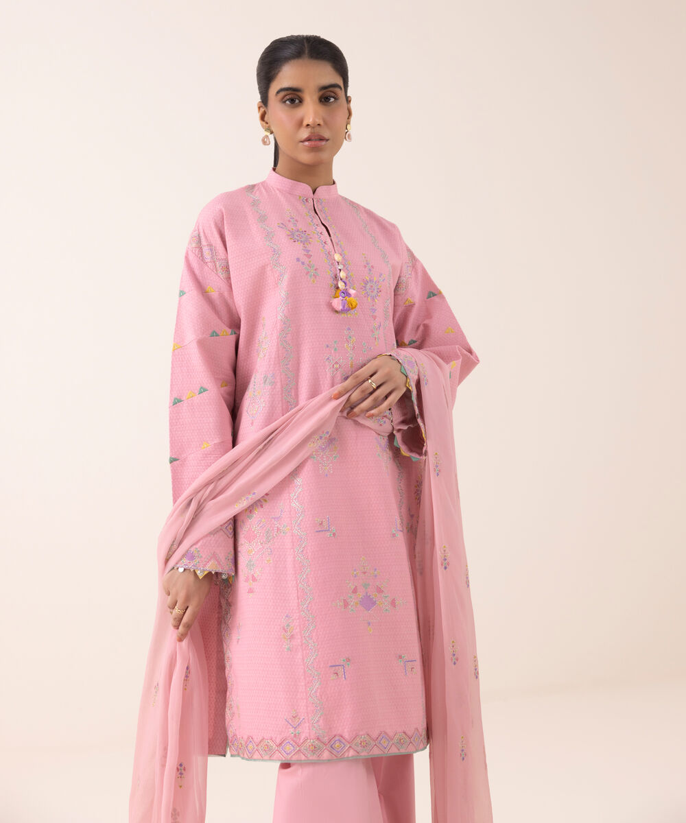 0U3PEST25V57 Unstitched 3 PC 0U3PEST25V57