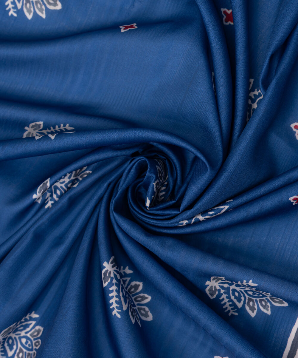 Fancy Manaar Blue Printed Dupatta