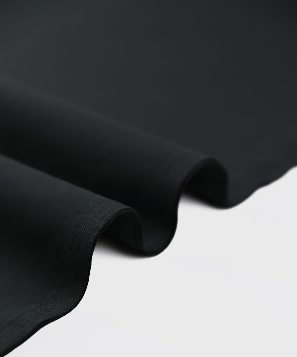 Men Unstitched Viscose Black Full Suit Fabric