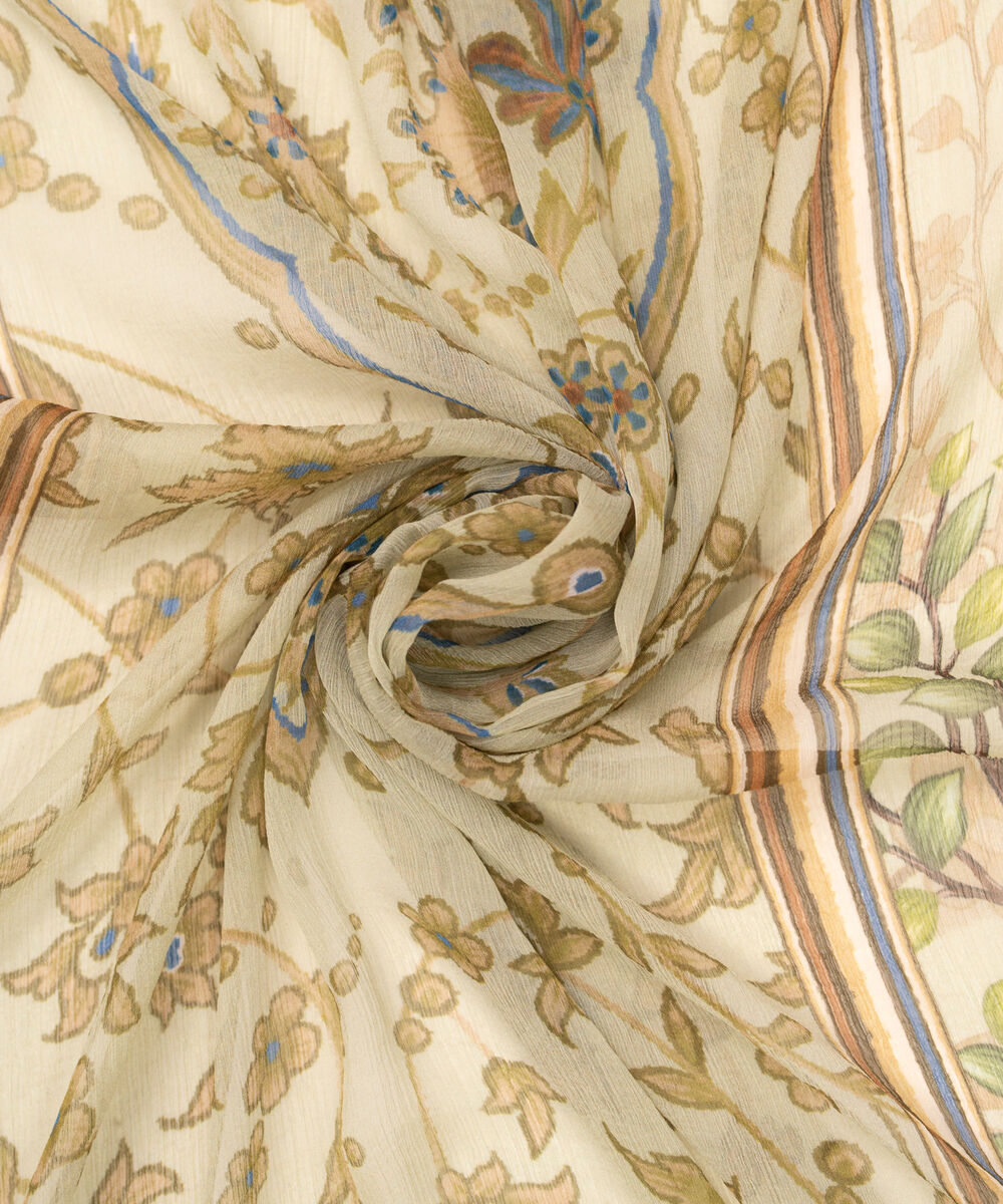 Blended Chiffon Printed Multi Dupatta