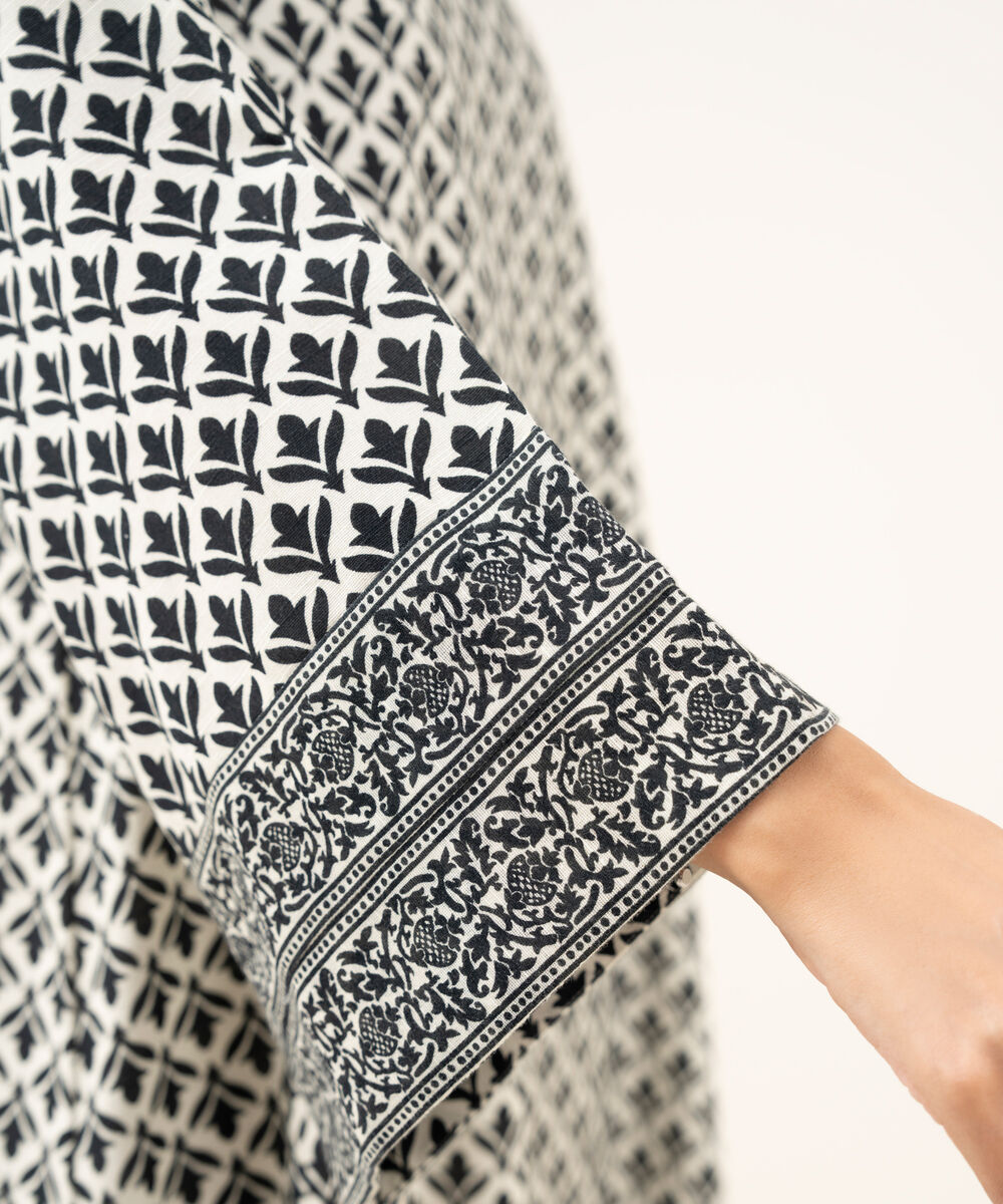 Women's Unstitched Light Khaddar Printed Multi Three Piece Suit