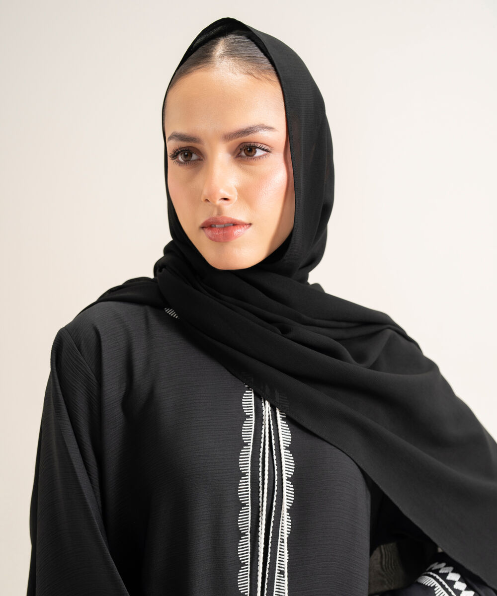 Women's Black Basic Hijab