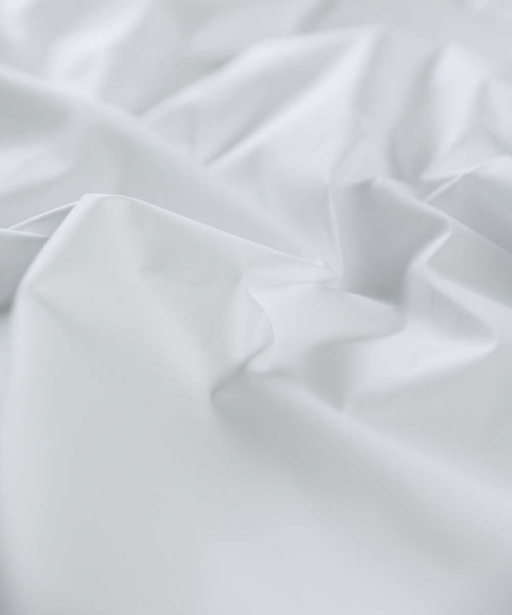 Men Unstitched Cotton White Full Suit Fabric