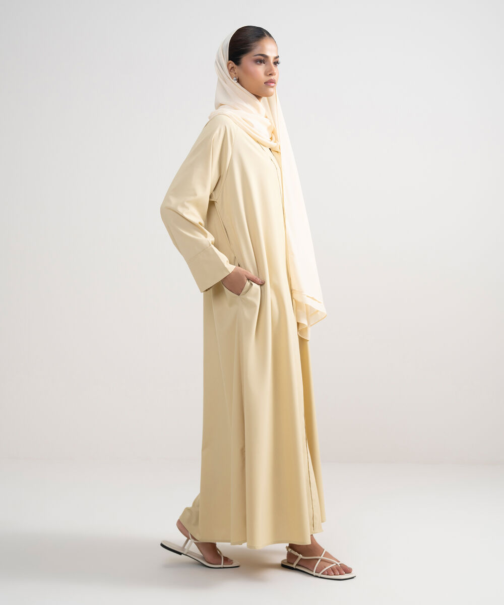 Women's Sage Green Raglan Abbaya Set