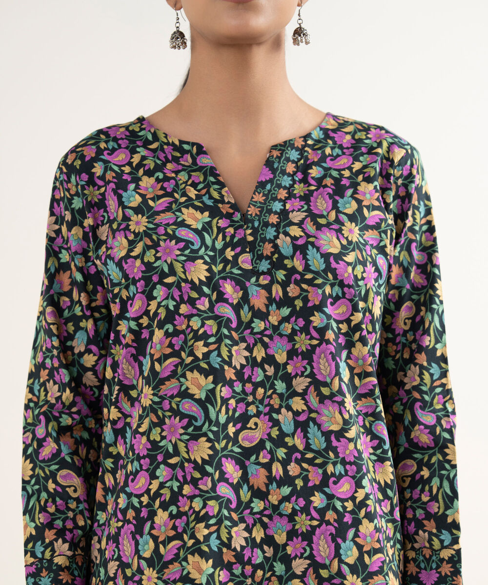 Women's Unstitched Lawn Printed Multi 3 Piece Suit