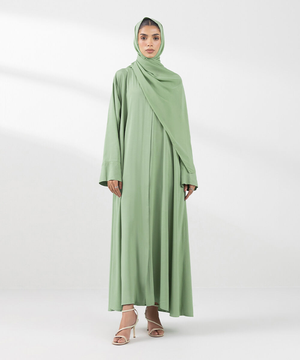 ABBAYA25V306 Green Abaya ABBAYA25V306 i