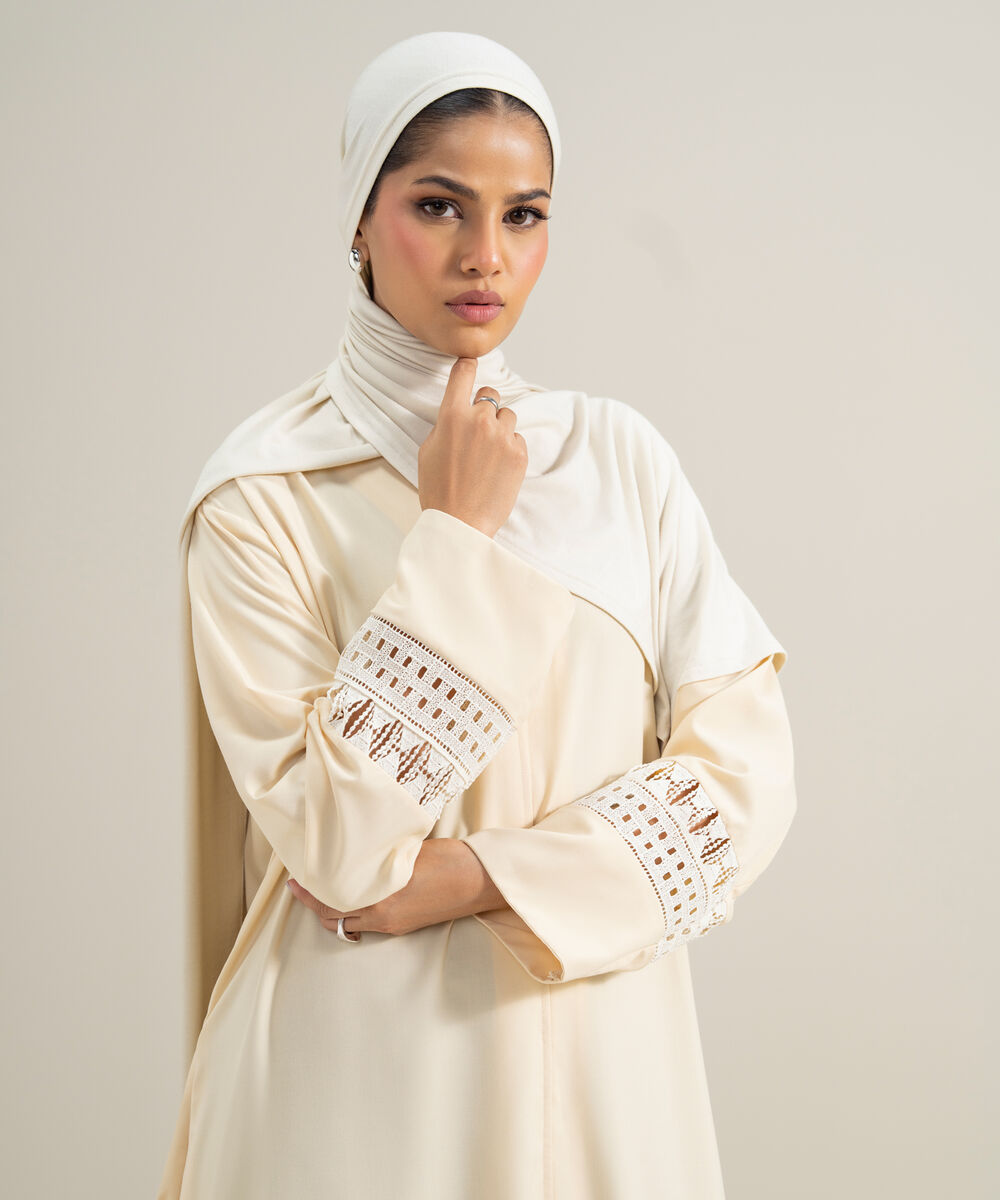 Women's Modal Off White Hijab