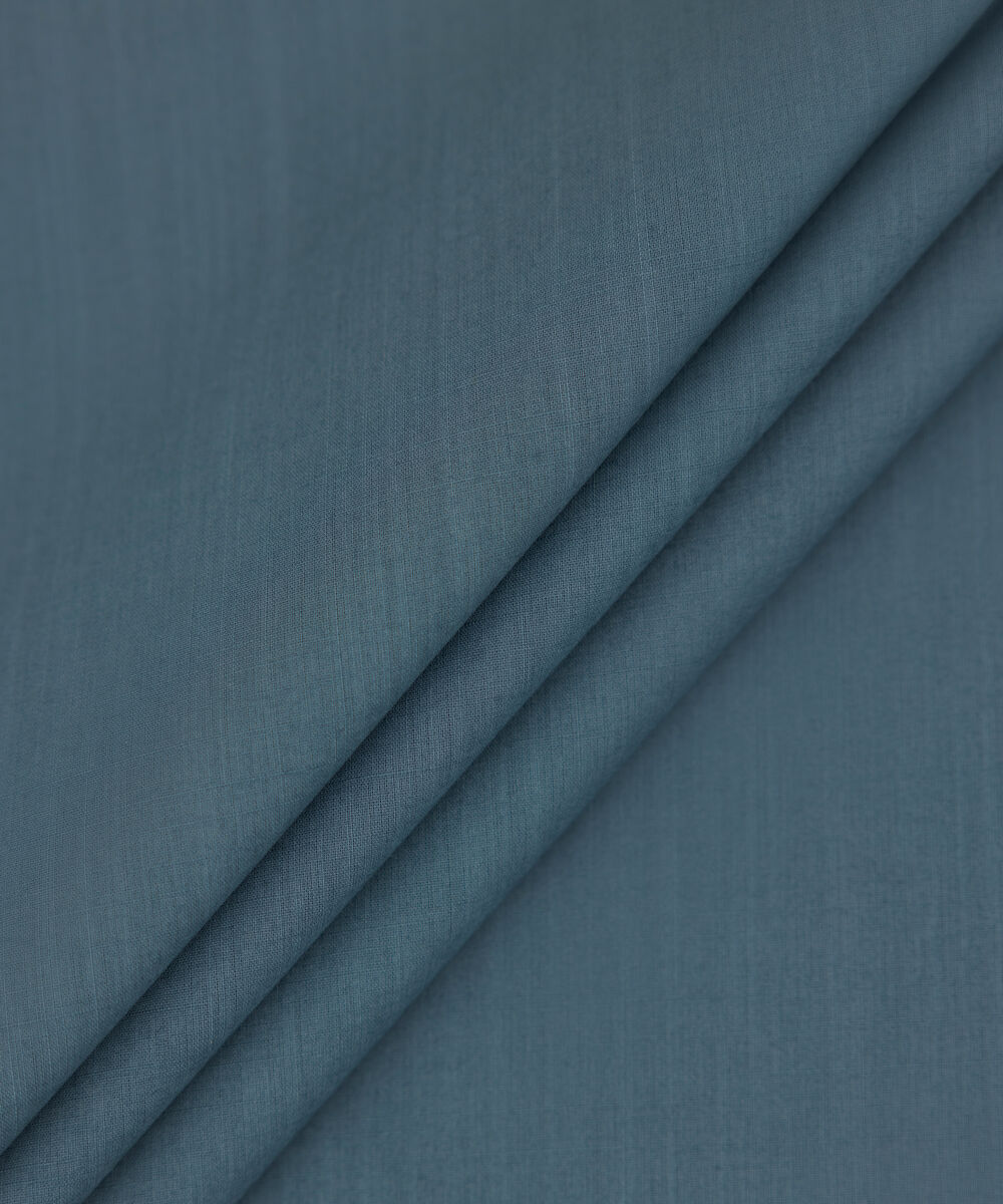 Men's Unstitched 2-Piece Premium Slub Cotton Grey Suit