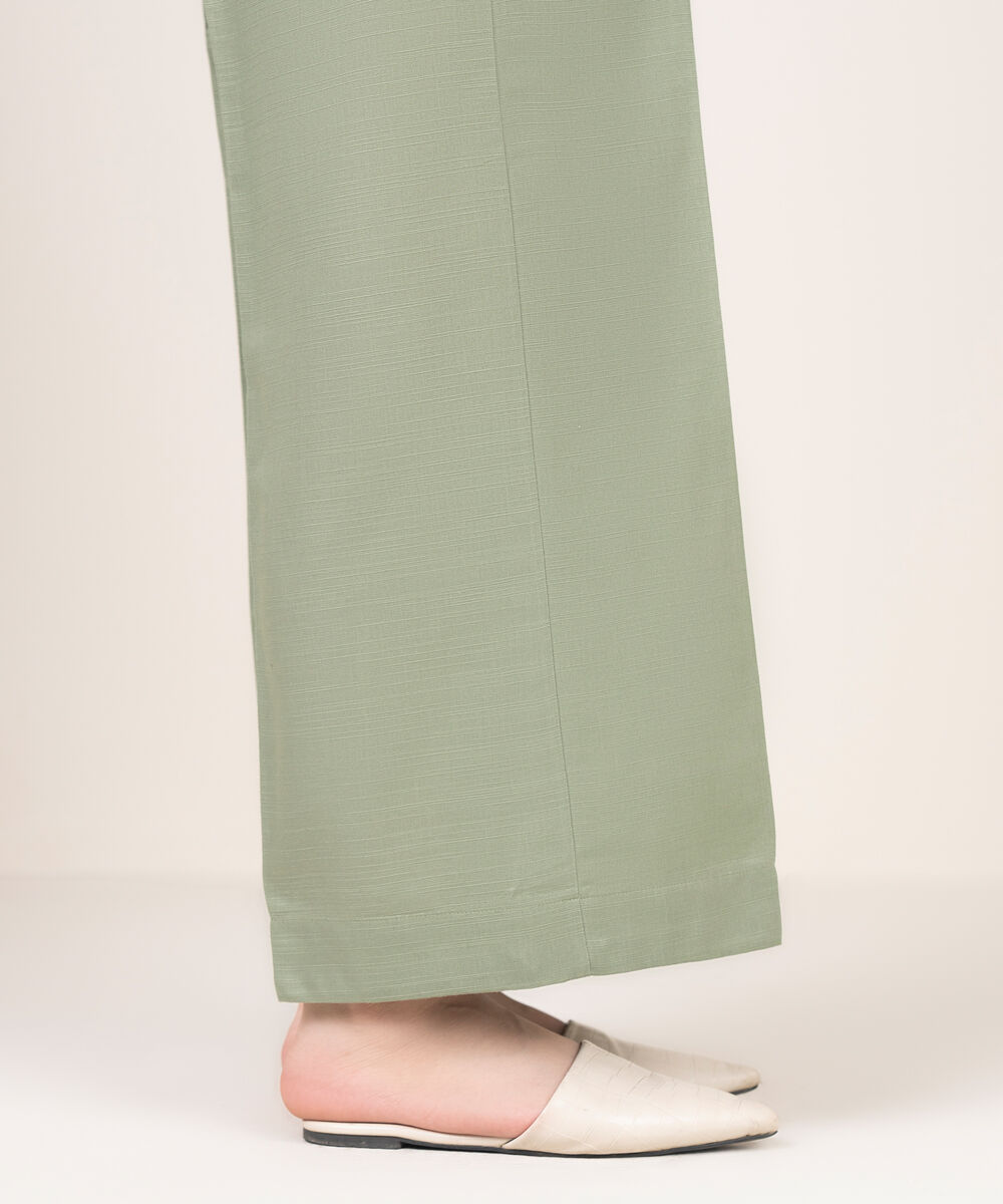 Women's RTW Khaddar Solid Grey Culottes