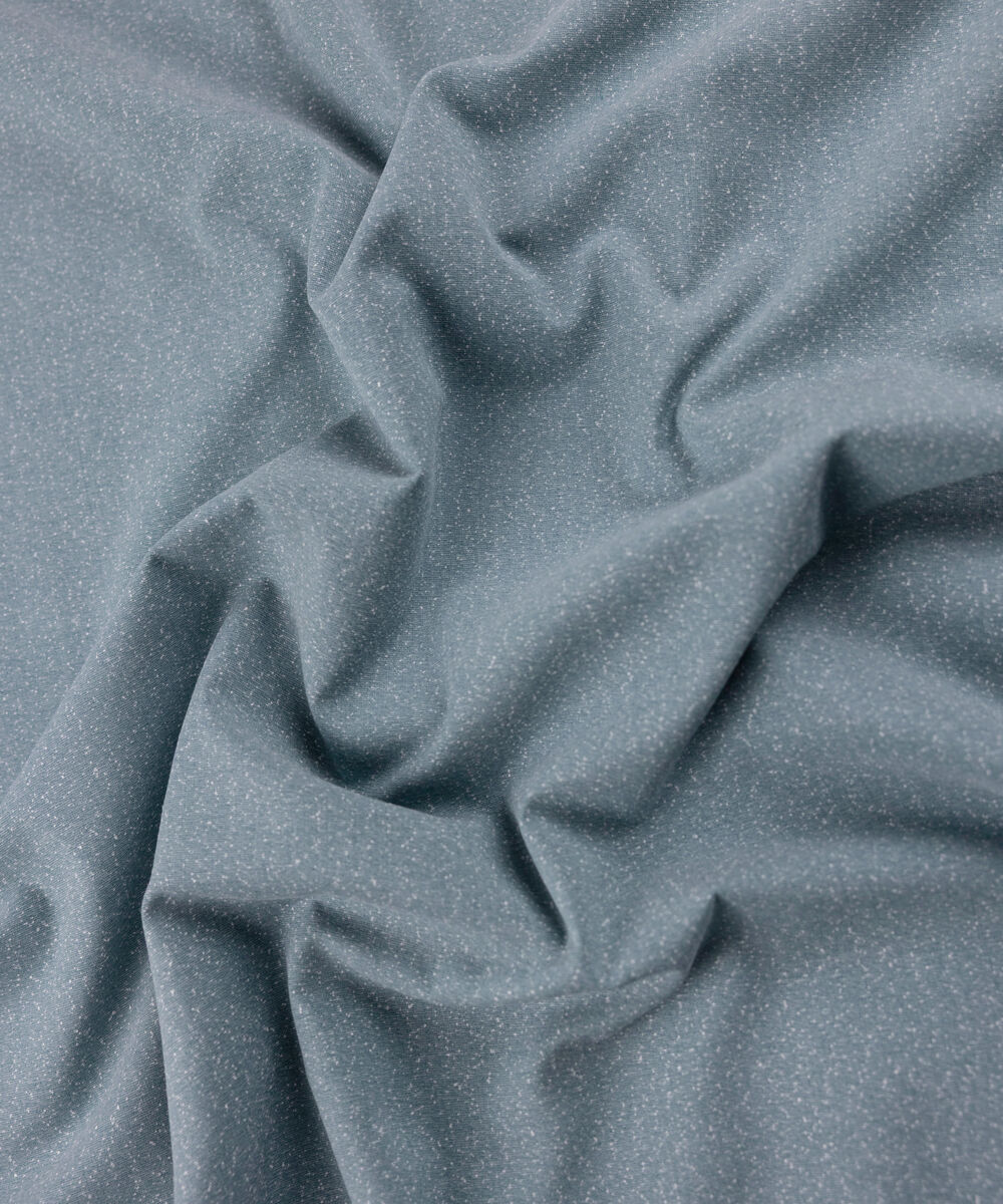 Men's Unstitched Two-Piece Dobby Wash and Wear Blue Suit.