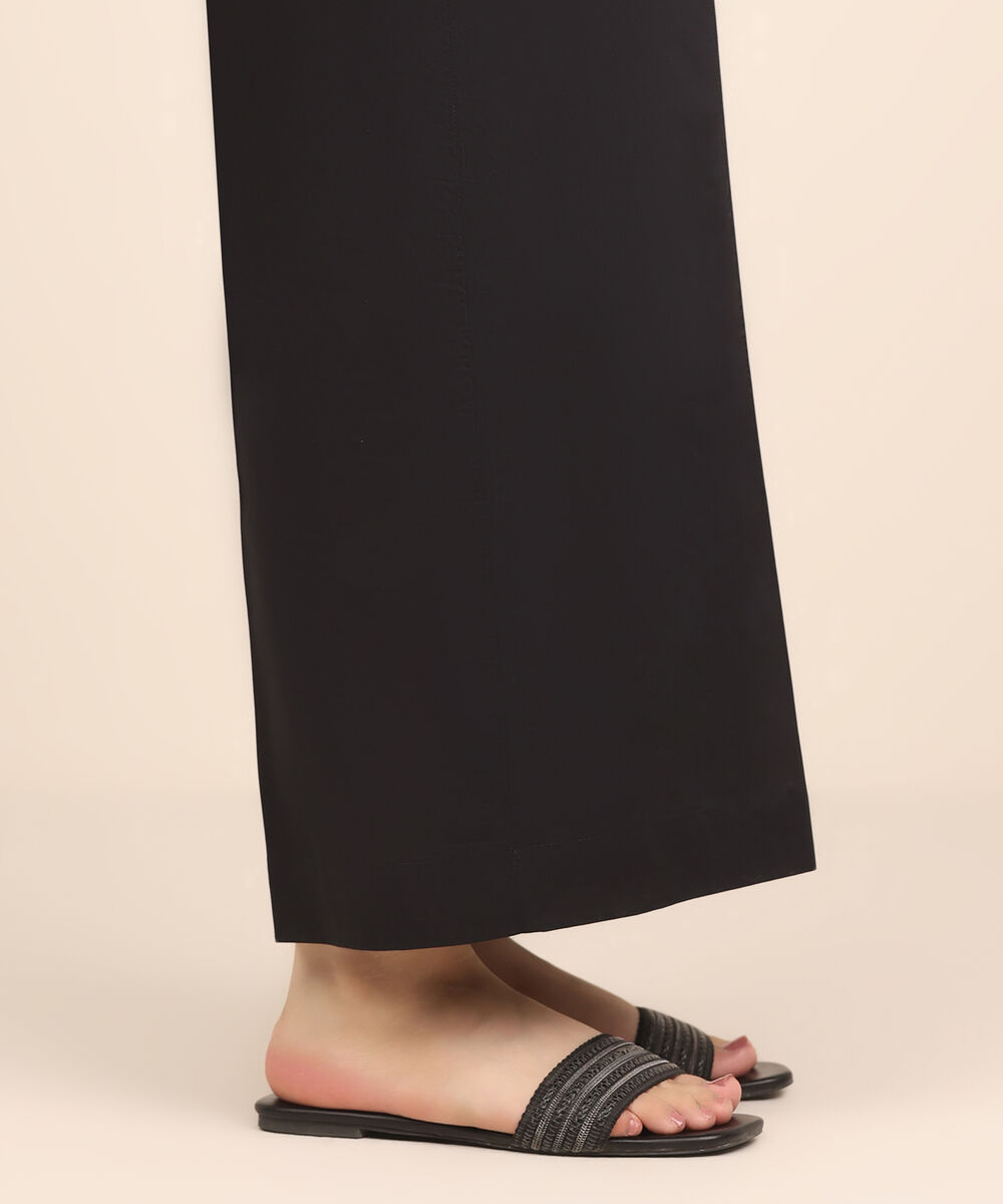 Women's RTW Cambric Black Dyed Culottes