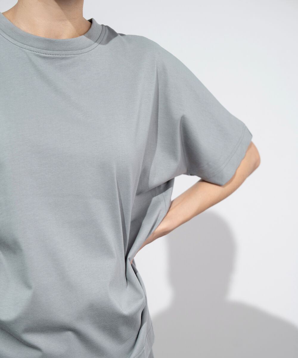 Women's Western Wear Grey Loose Fit Jersey T-Shirt