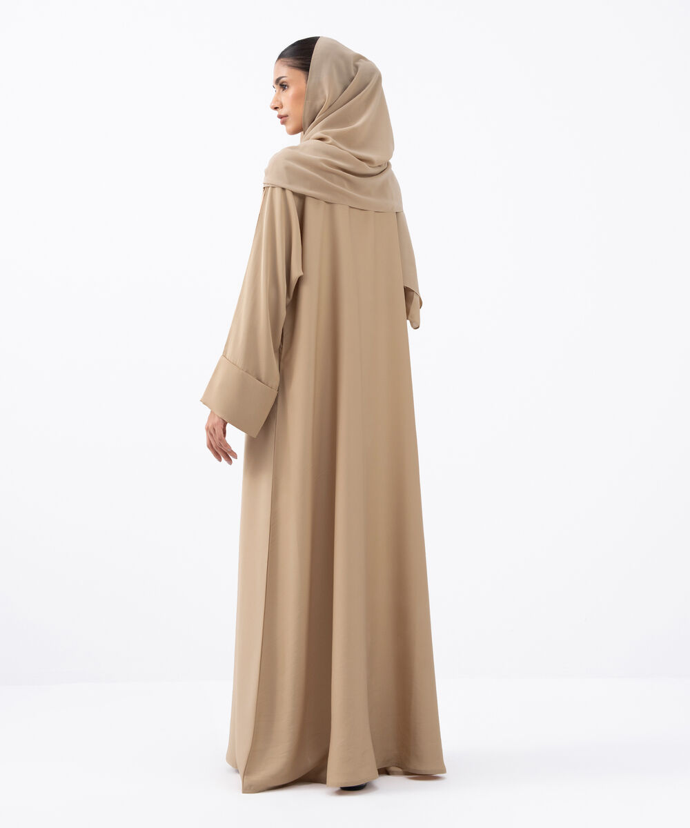 Women's Skin Polyester Abaya Set