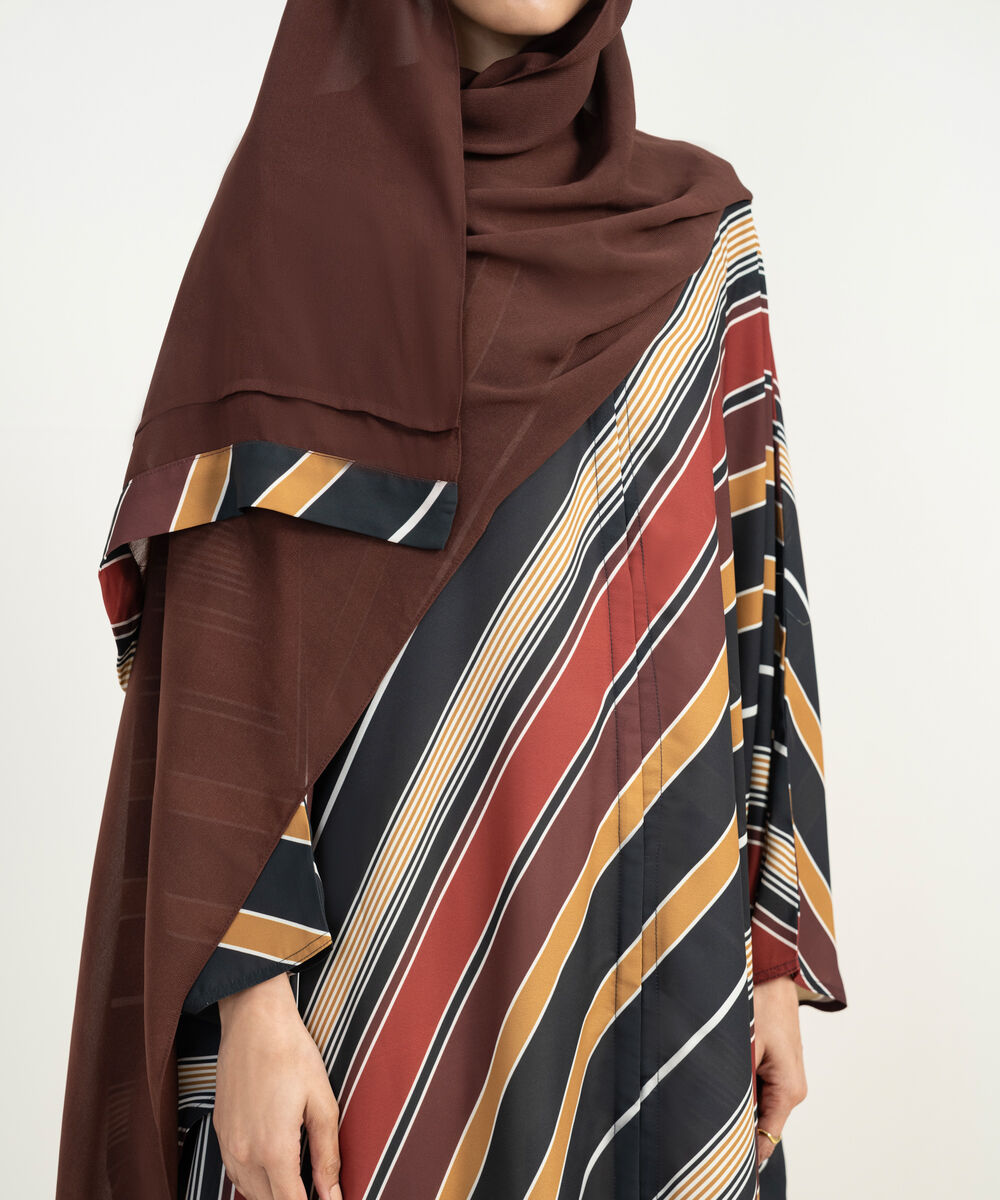 Women's Multi Printed Kaftan Abaya
