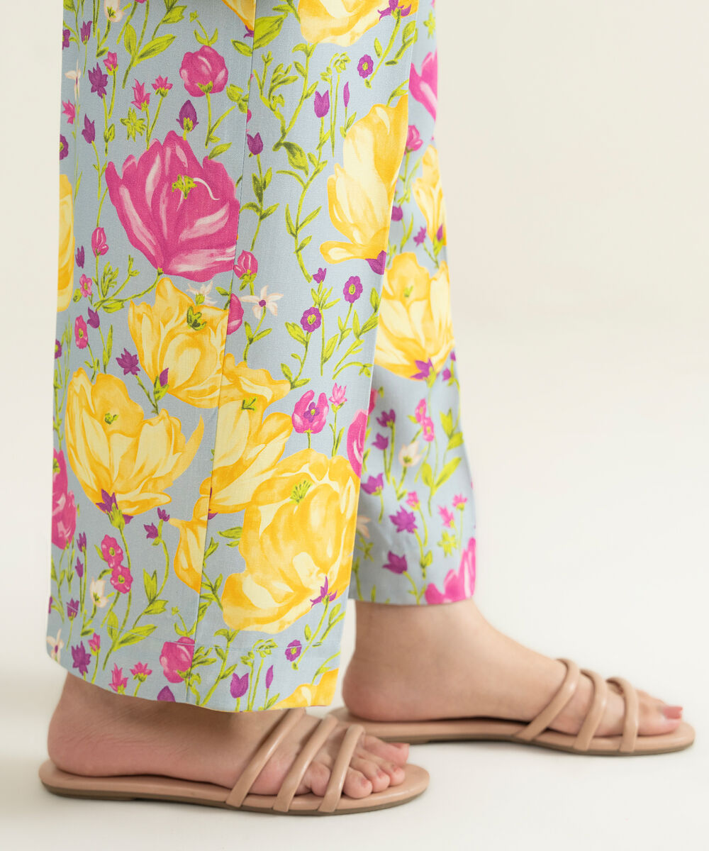 Women's RTW Textured Viscose Printed Multi Culottes