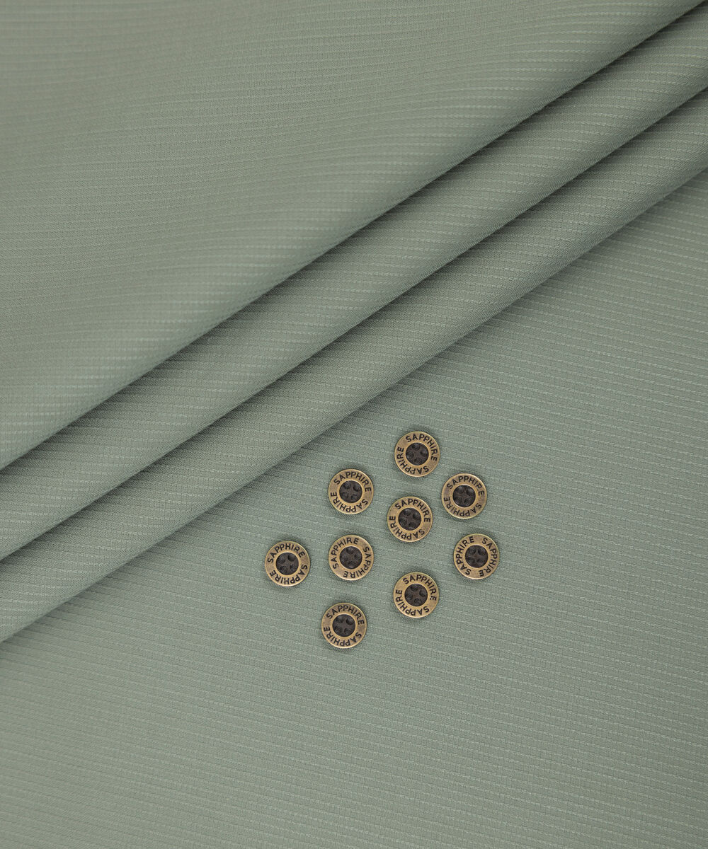 Men's Unstitched 2-Piece Premium Wash & Wear Dobby Oil Grey Suit