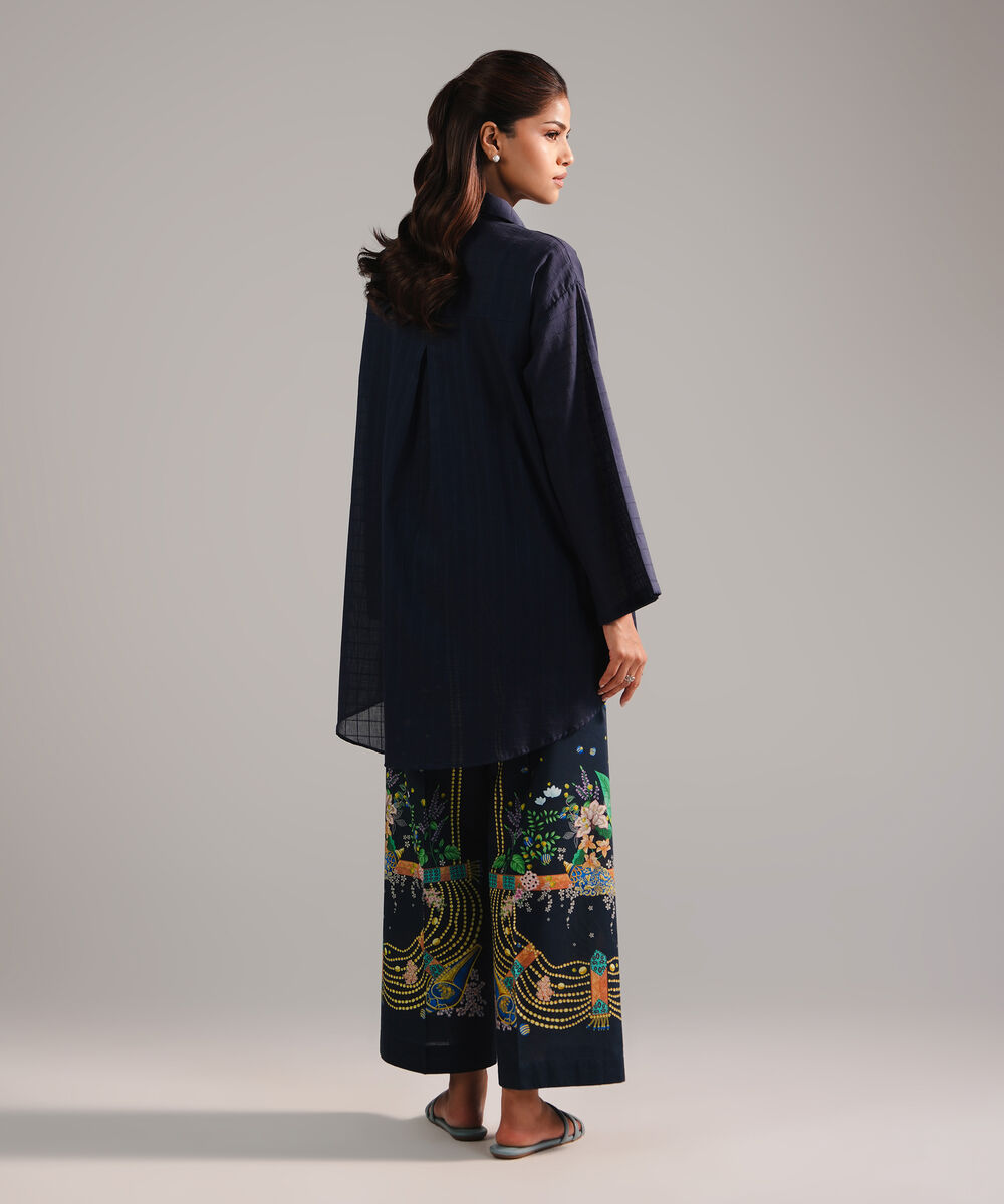 Women's RTW Dobby Solid Black 2 Piece Suit