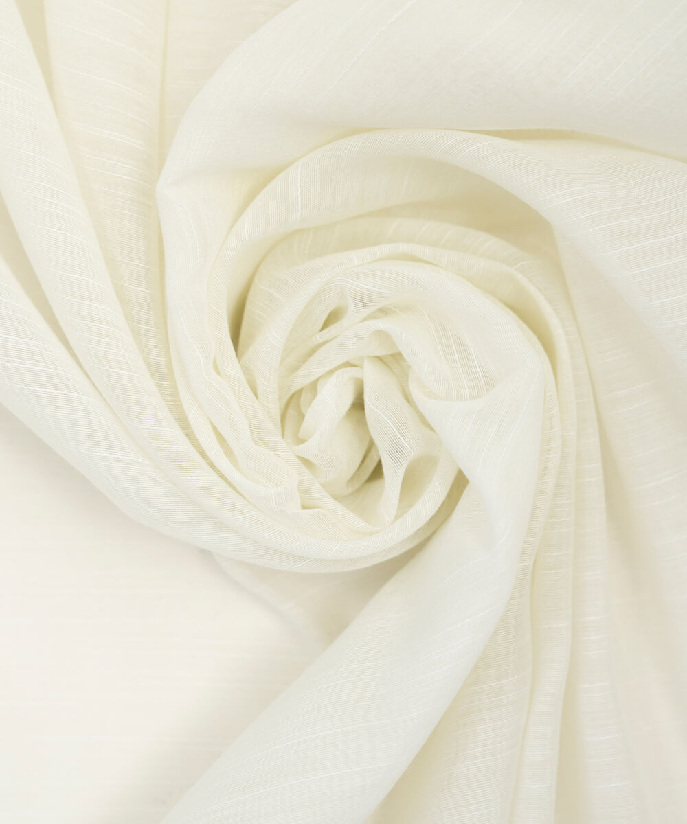 Manaar Solid White Dupatta