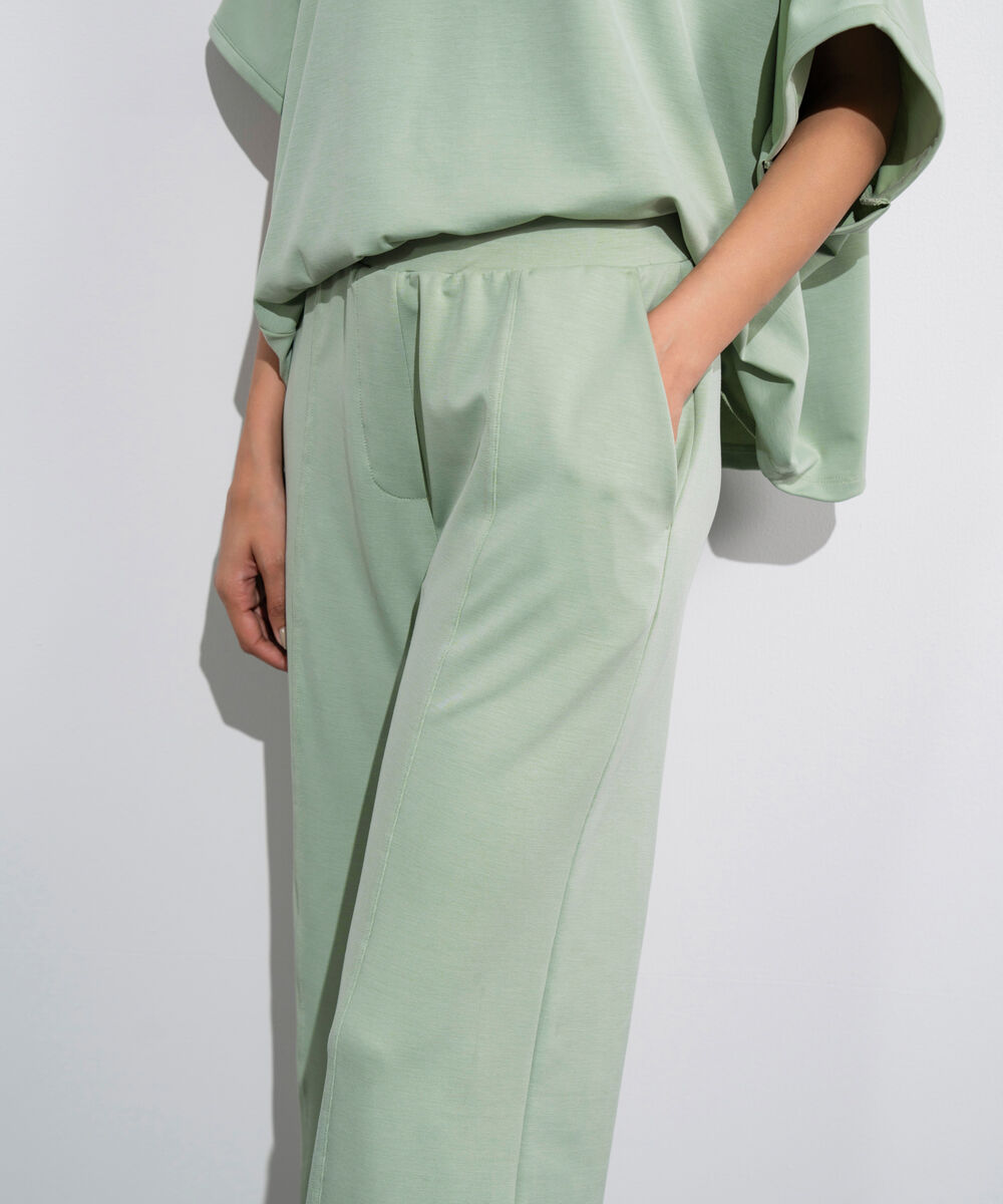 Women's Western Sage Green Soft Lux Pull-On  Trousers