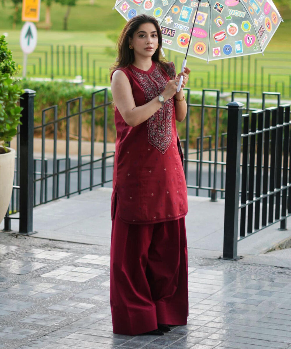 Women's Unstitched Lawn Embroidered Multi Three Piece Suit