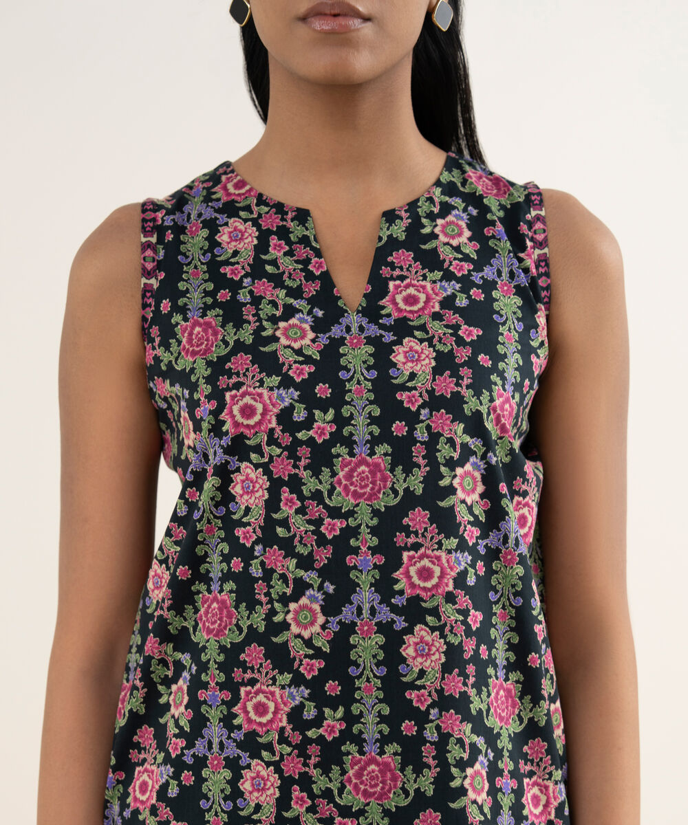 Women's Unstitched Lawn Printed Multi 3 Piece Suit