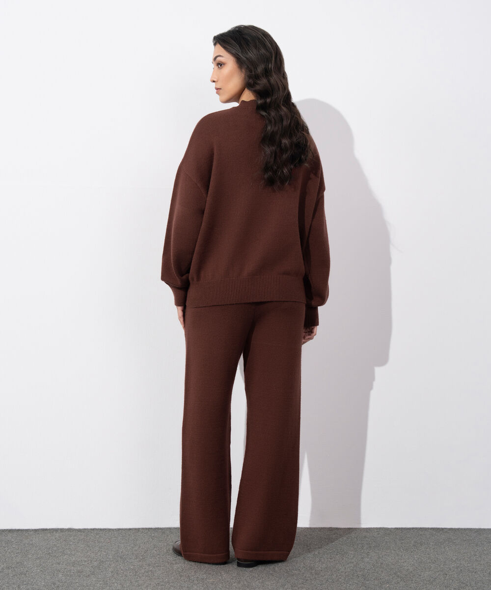 Women's Western Wear Rust Soft Touch Knit Sweater