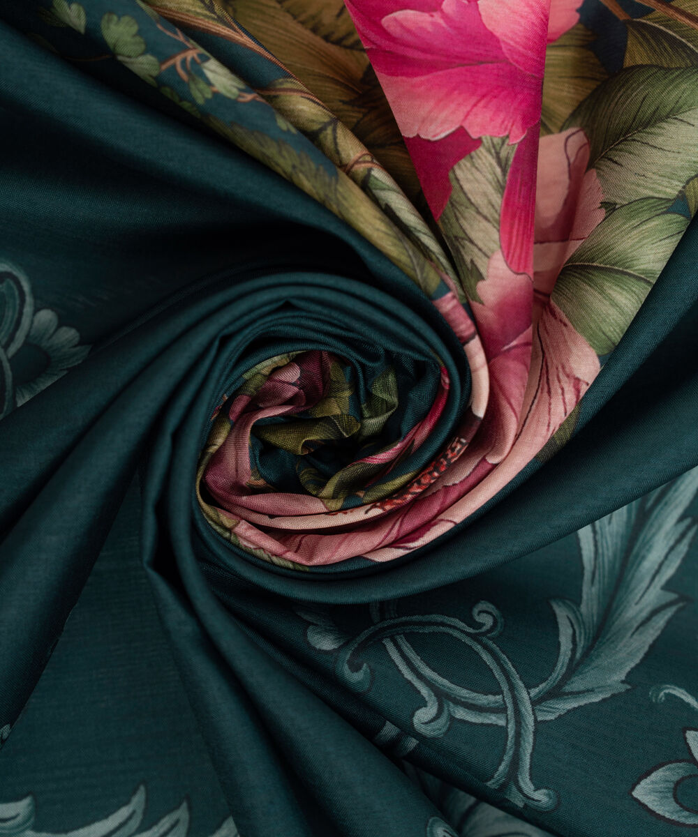 Fancy Manaar Printed Green Dupatta