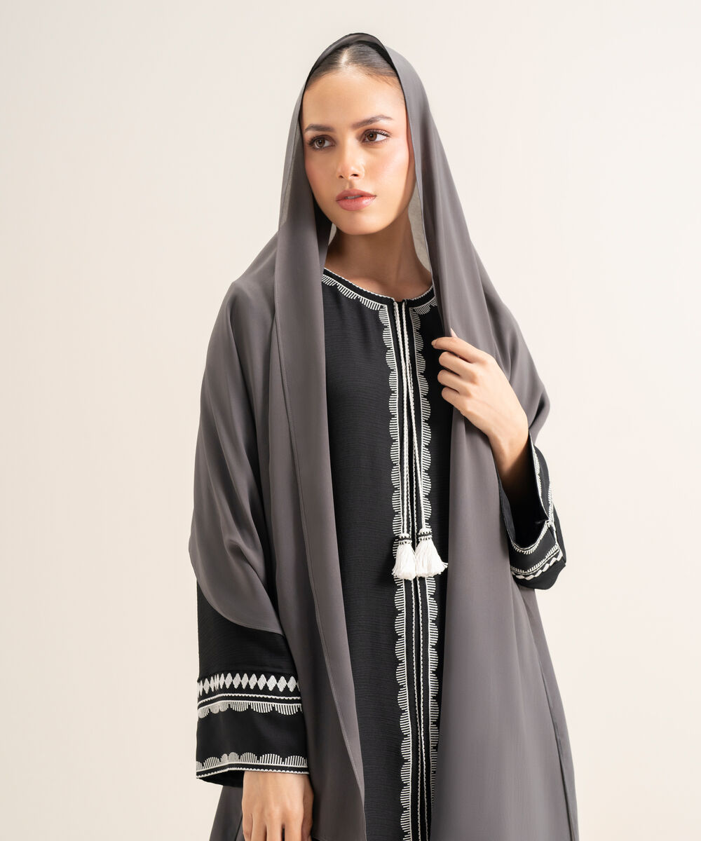 Women's Grey Basic Hijab