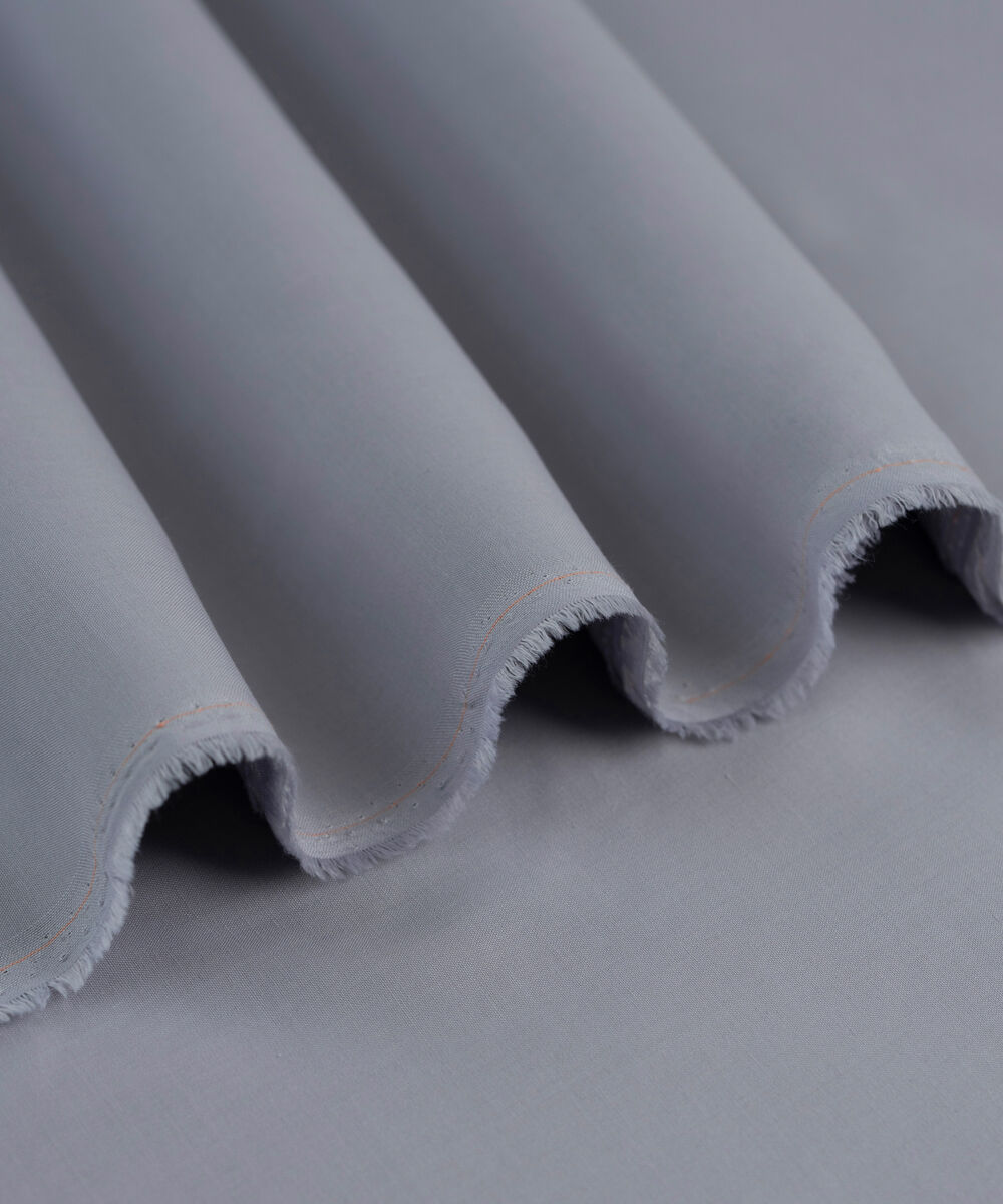 Men's Unstitched Light Grey Two Piece Premium Wash & Wear Suit