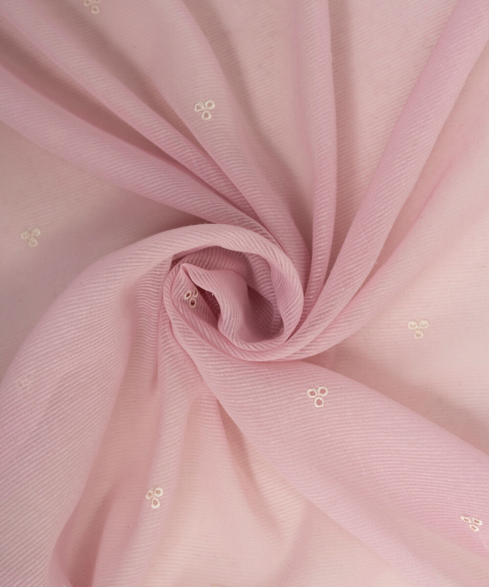 Women's RTW Textured Karandi Embroidered Pink Dupatta