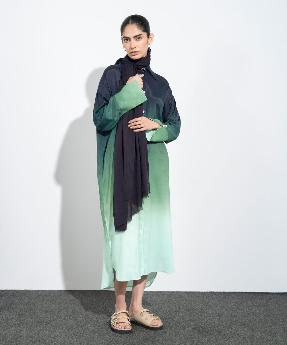 Women's Western Grey  Rectangular Scarf