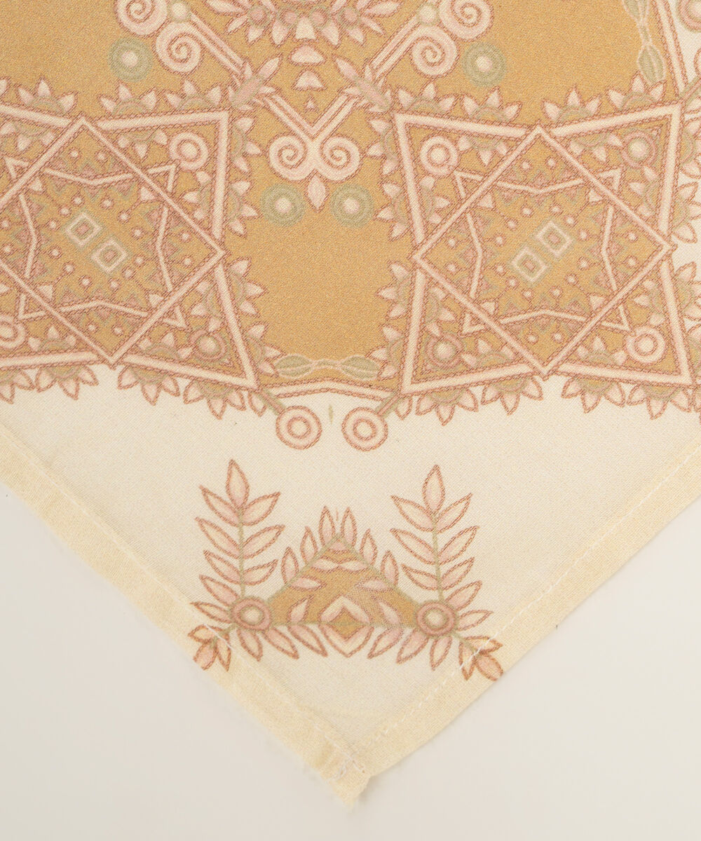 Lawn Printed Beige Dupatta